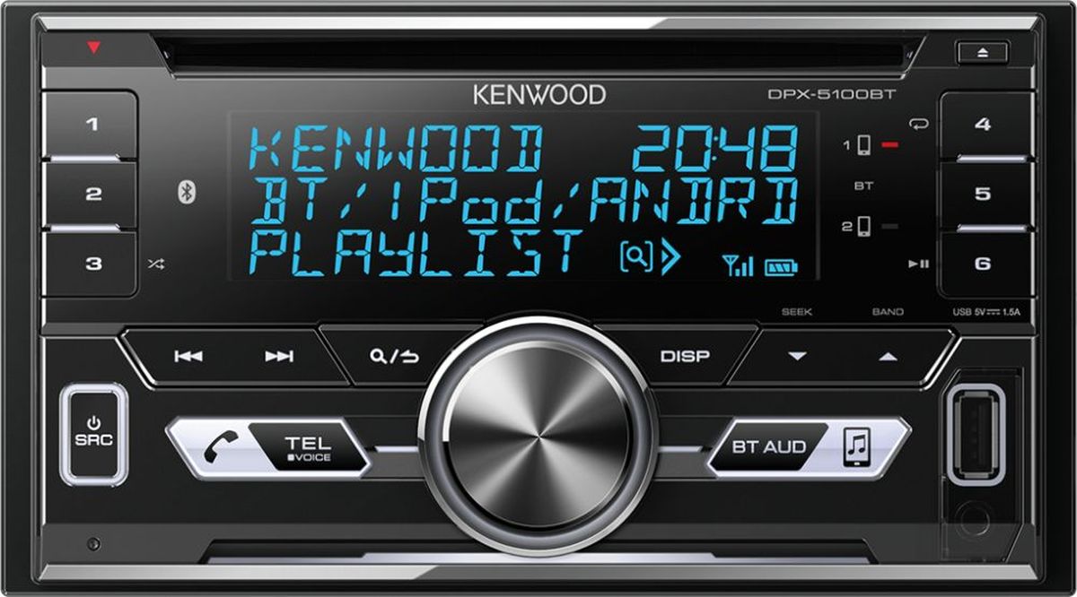 фото Kenwood DPX-5100BT автомагнитола