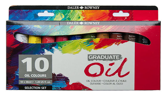 фото Daler Rowney Набор масляных красок Graduate Selection Set 10 цветов 38 мл