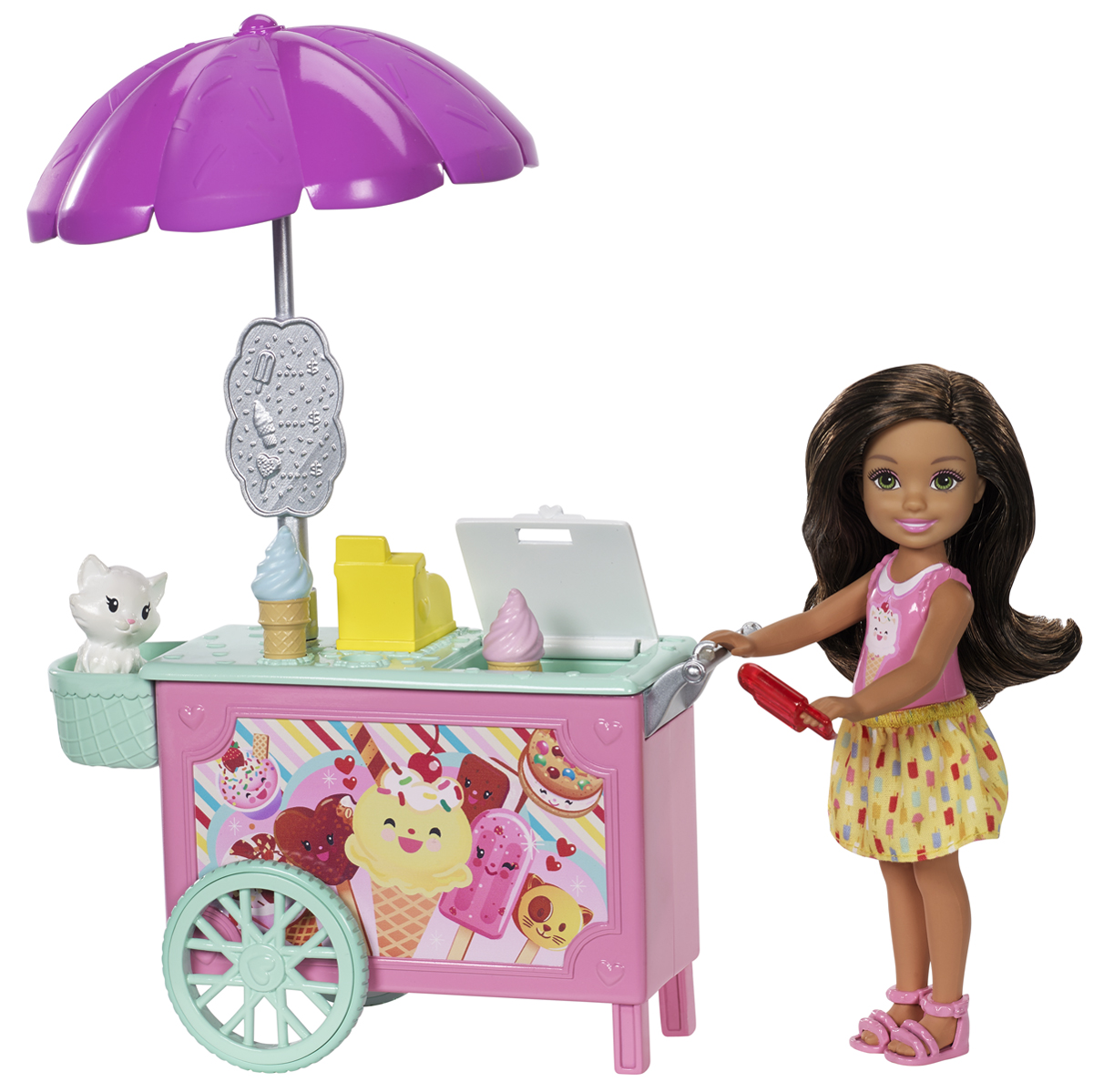 Barbie Игровой набор с куклой Челси и набор мебели FDB32_FDB33