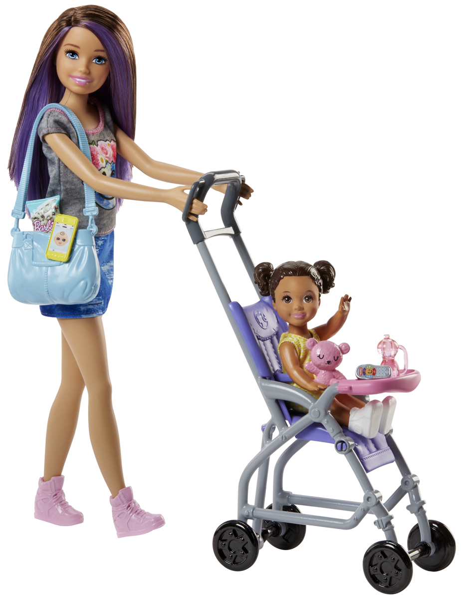 Barbie Игровой набор с куклой Няня FHY97_FJB00
