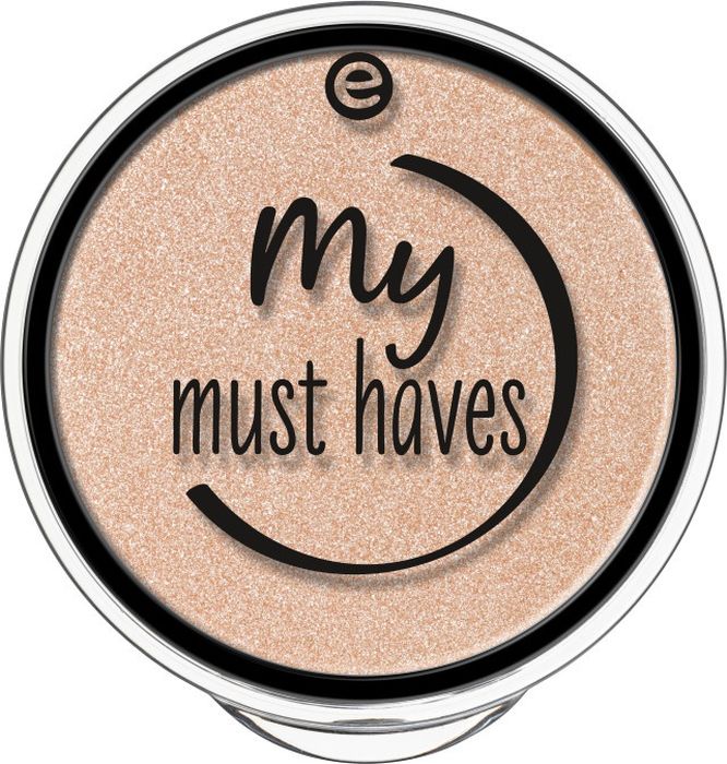 фото Essence Тени для век My must haves eyeshadow go goldie!, песочный с блеском т.01, 1,7 г