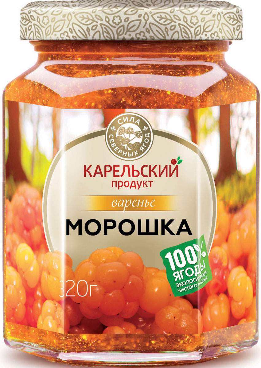 фото Карельский продукт Варенье из морошки, 320 г