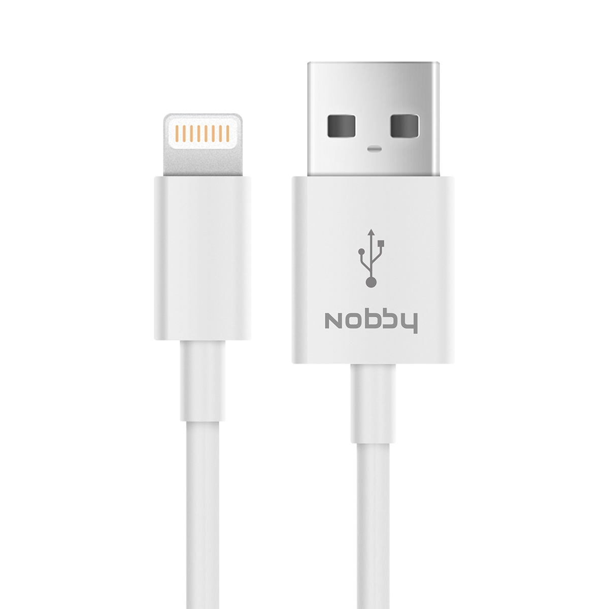 фото Nobby Connect DT-005, White кабель USB-Lightning (1 м)