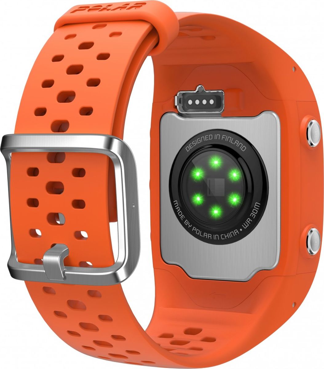 фото Спортивные часы Polar "M430", с GPS, цвет: оранжевый