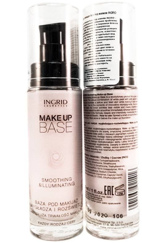 фото Verona Products Professional Ingrid Cosmetics Осветляющая база под макияж, 30 мл