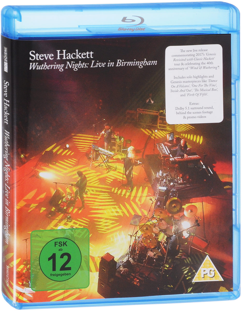 Steve Hackett. Wuthering Nights: Live In Birmingham (Blu-ray) steve hackett wuthering nights live in birmingham blu ray