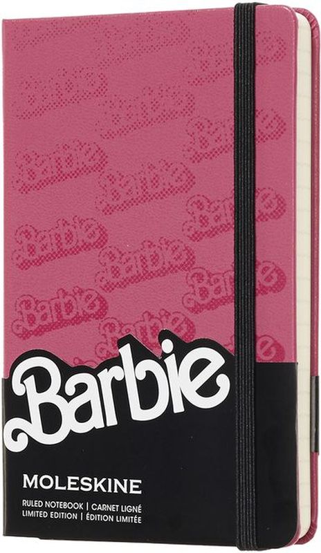 Moleskine Блокнот Barbie 96 листов в линейку цвет розовый черный Moleskine Блокнот Barbie 96 листов в линейку цвет розовый черный