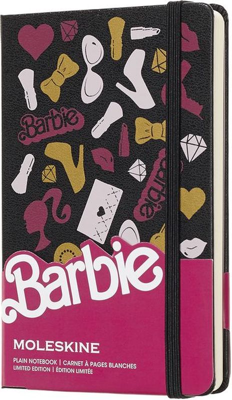 Moleskine Блокнот Barbie 96 листов без разметки цвет розовый черный Moleskine Блокнот Barbie 96 листов без разметки цвет розовый черный