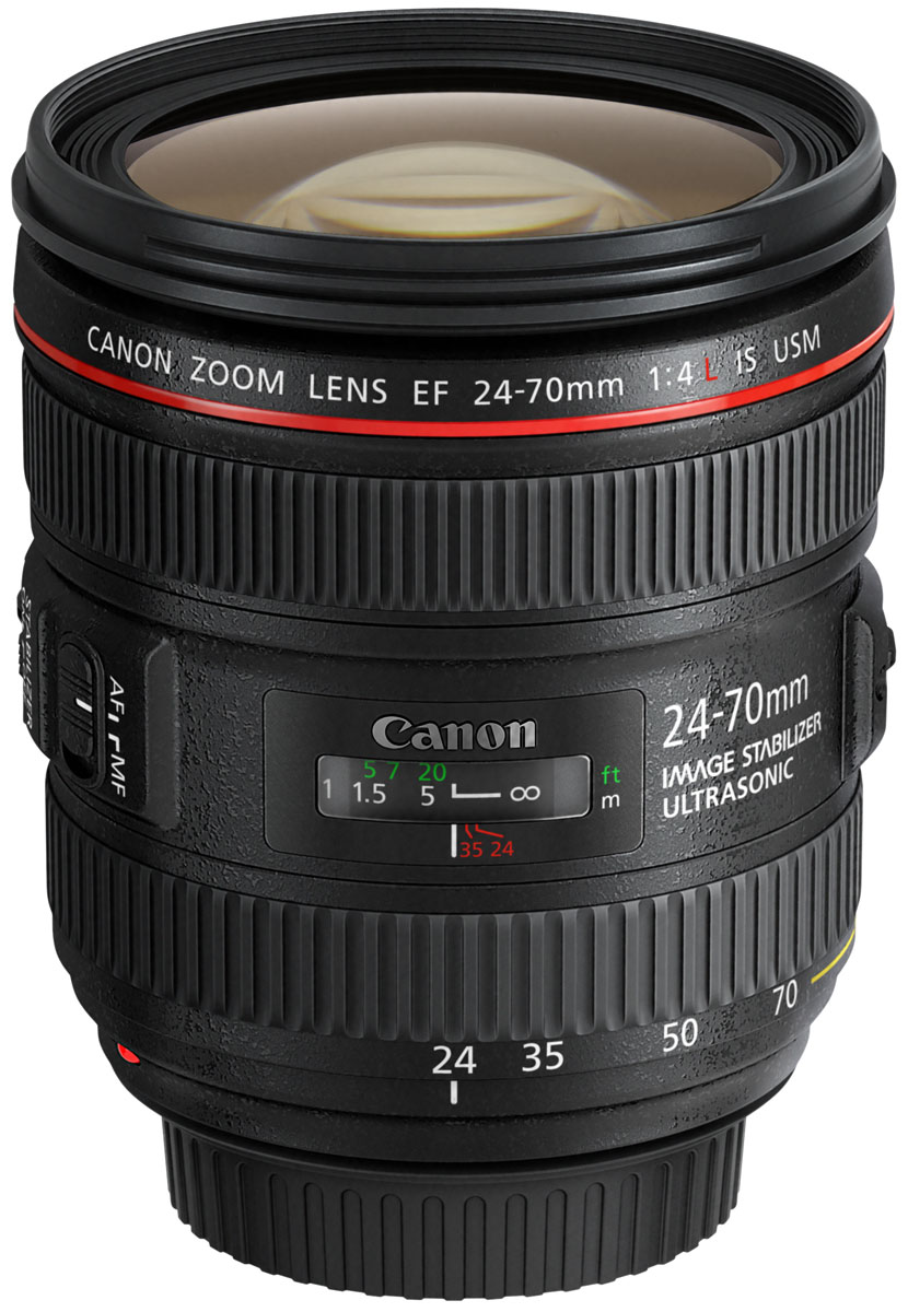 фото Объектив Canon EF 24-70 mm 4L IS USM, Black