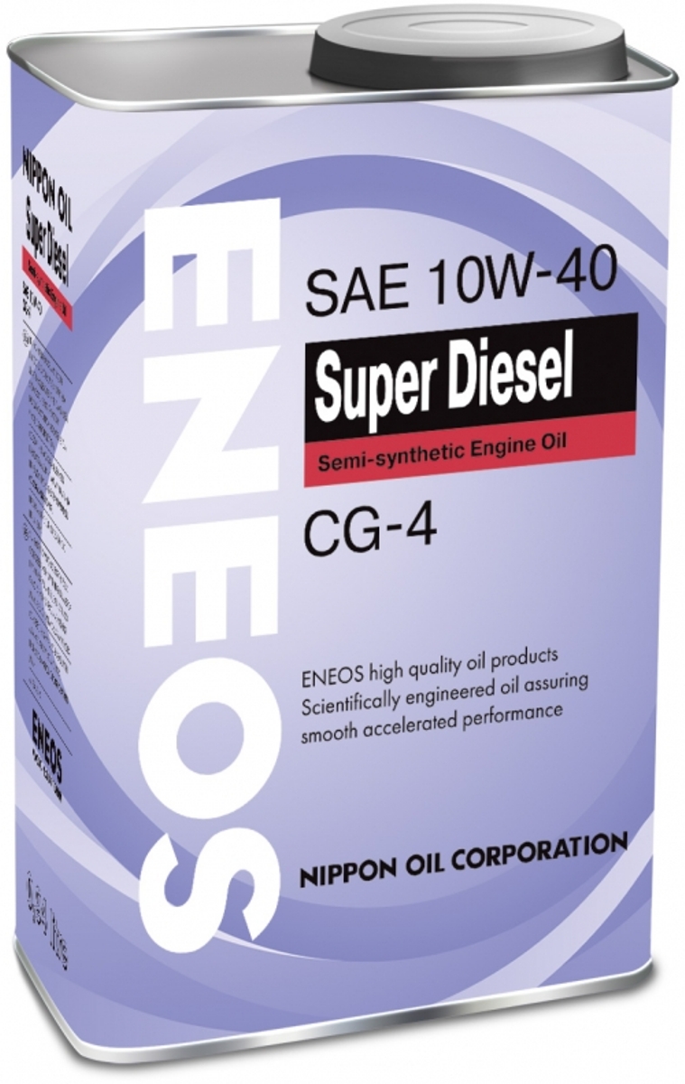 фото Масло моторное ENEOS "Super Diesel CG-4", полусинтетическое, 10W-40, 4 л