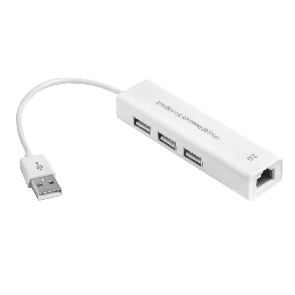 Сетевая карта USB 2.0 RJ-45 GCR комбинированный порт USB Хаб Ethernet ...