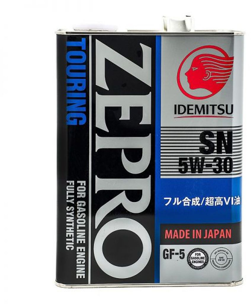 фото Масло моторное IDEMITSU "ZEPRO TOURING", синтетическое, SAE 5W-30, API SN/GF, 4 л