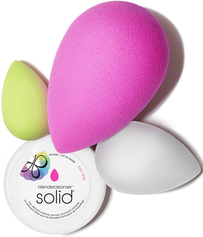 фото Beautyblender Набор косметический all.about.face set: Спонж Beautyblender original + Спонж Micro.mini + Спонж Beauty.blusher + Мини-мыло Blendercleanser