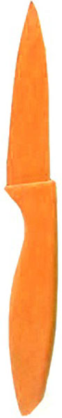 фото Нож кухонный "Miolla", цвет: оранжевый, длина лезвия 7,5 см