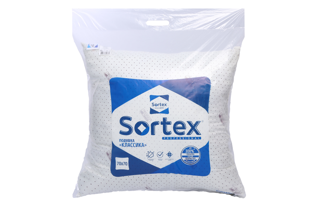 фото Подушка Sortex "Professional", наполнитель: силиконизированное волокно, 70 x 70 см