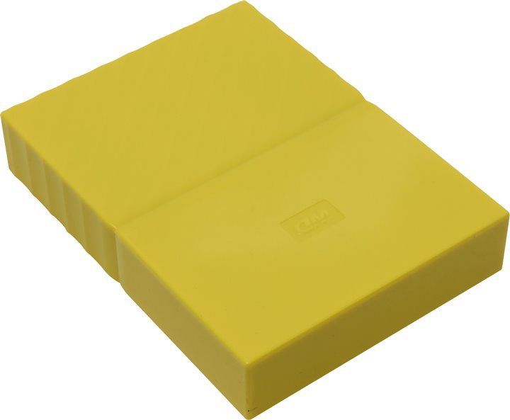 фото Портативный внешний жесткий диск WD HDD   4 TB  My Passport, 2.5", USB 3.0, желтый