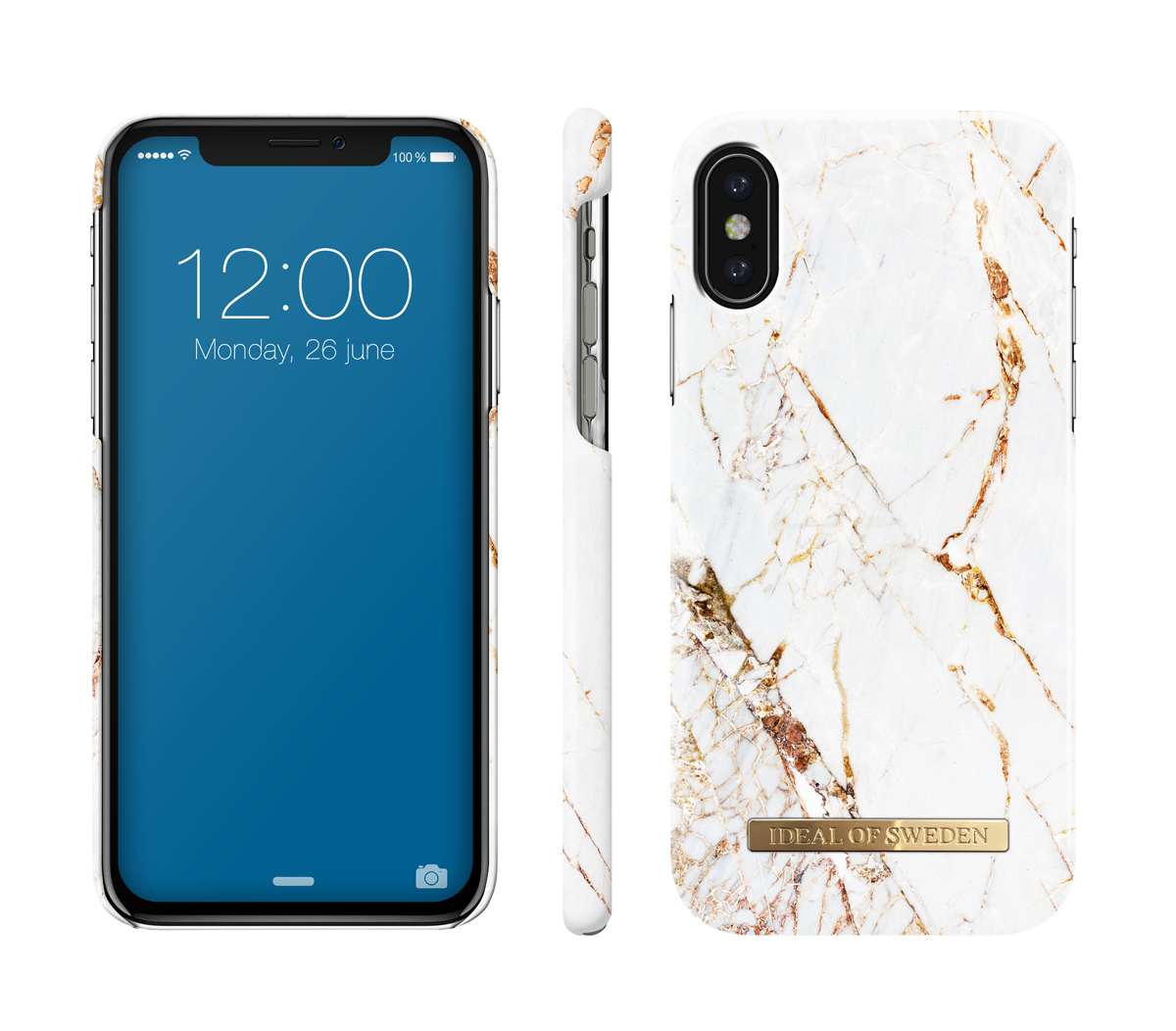 фото Клип-кейс iDeal для iPhone X Carrara Gold (IDFCA16-I8-46)