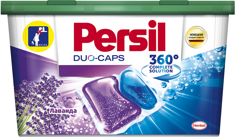 фото Капсулы для стирки Persil "Duo-Caps 360°. Лаванда", 14 шт