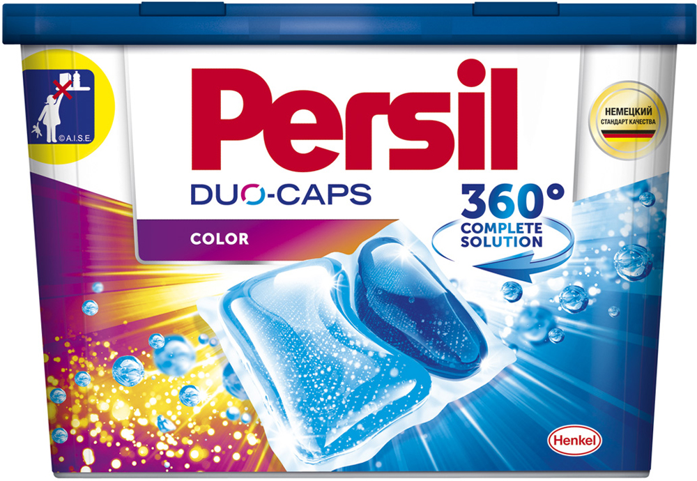 фото Капсулы для стирки Persil "Duo-Caps. Колор 360°", 21 шт