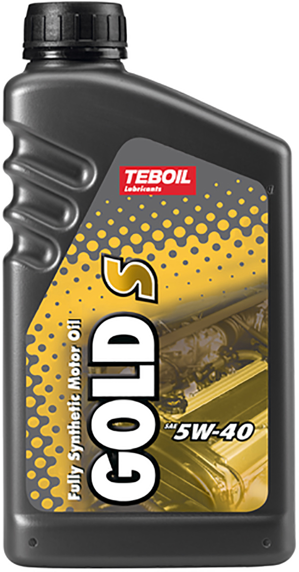 фото Масло моторное TEBOIL "GOLD S", синтетическое, SAE 5W-40, API SL/CF, 1 л