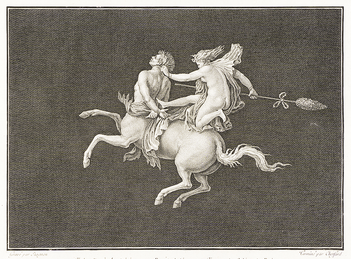 фото Кентавры. Резцовая гравюра, Франция, середина XIX века