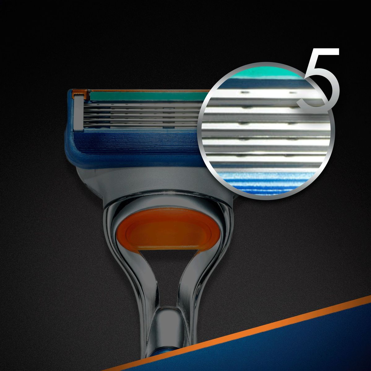 фото Сменные кассеты Gillette Fusion5 для мужской бритвы, 6 шт