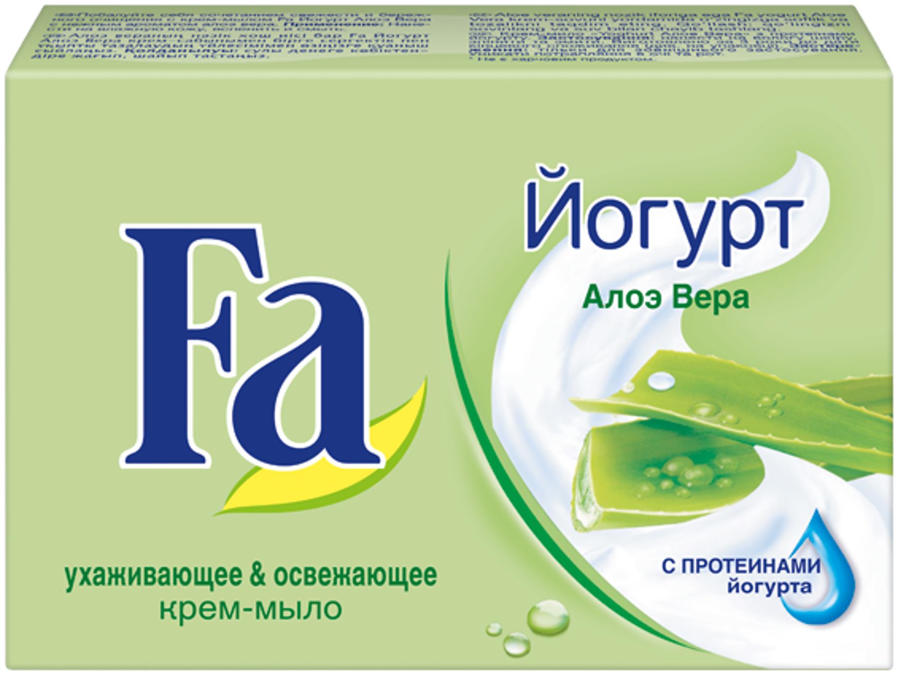 фото Fa Мыло Кусковое Yoghurt Алоэ Вера, 90 г