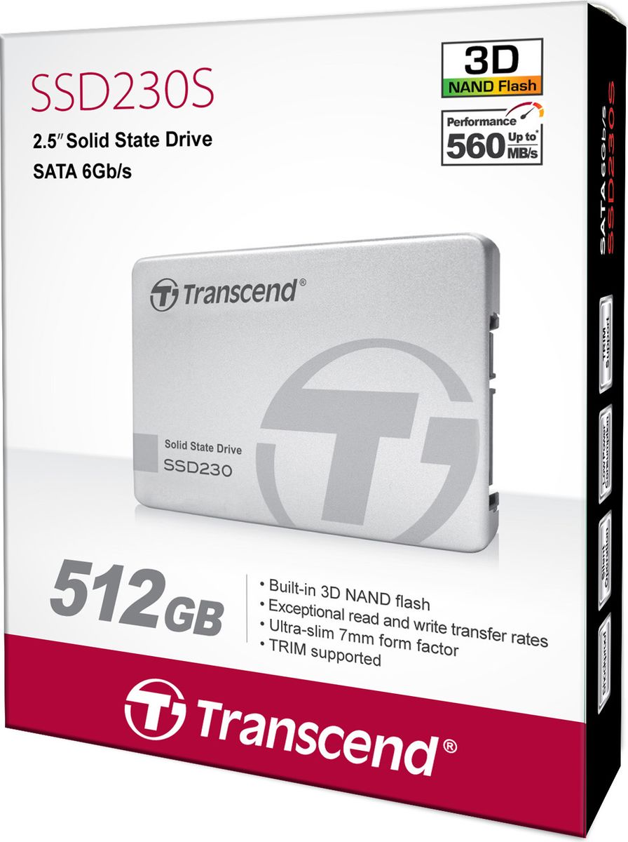 фото SSD диск Transcend SSD230S, 512 ГБ