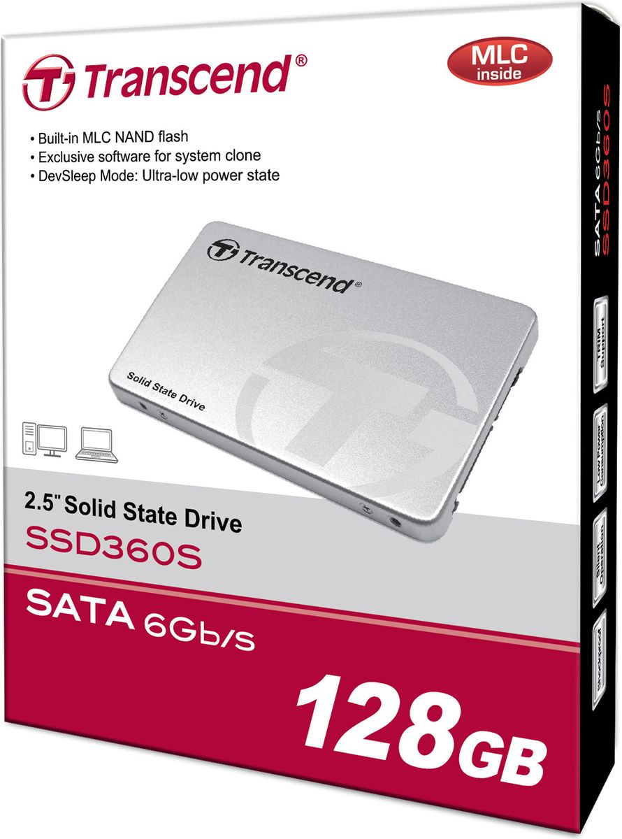 фото SSD диск Transcend SSD360S 128GB (TS128GSSD360S)
