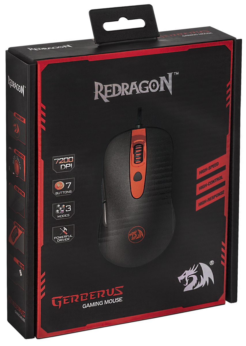 фото Игровая мышь Redragon Gerderus, Black Red