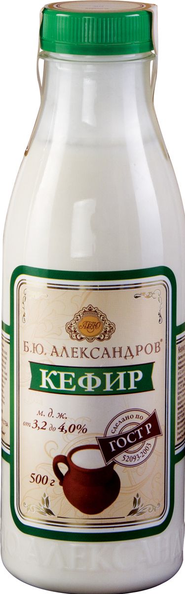 фото Б.Ю.Александров Кефир 3,2-4%, 500 г