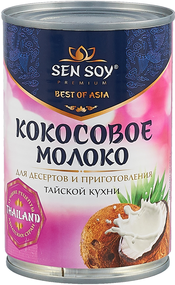 Sen Soy Кокосовое молоко 5-7%, 400 мл