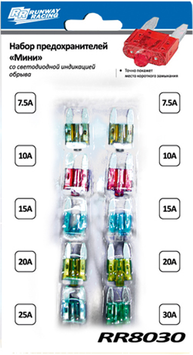 Наборпредохранителей-минисосветовойиндикациейобрыва