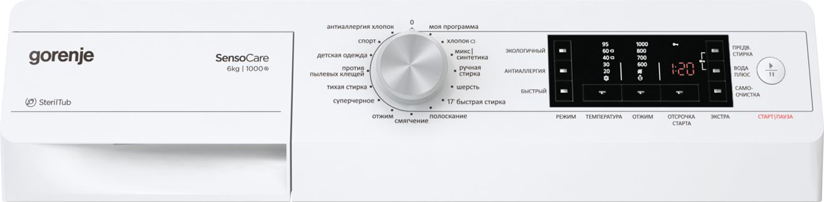 фото Gorenje W65Z03A/S, Silver стиральная машина