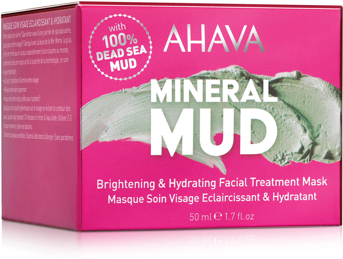 фото Ahava Маска для лица увлажняющая придающая сияние Mineral Mud Masks, 50 мл