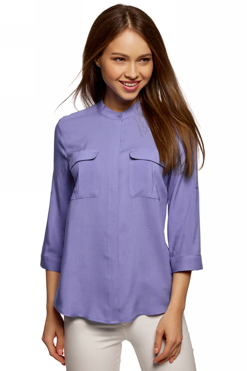 Валберис блузки с длинным рукавом. Блузка oodji Ultra. Рубашка женская. Фиолетовая блузка. Рубашка женская однотонная.