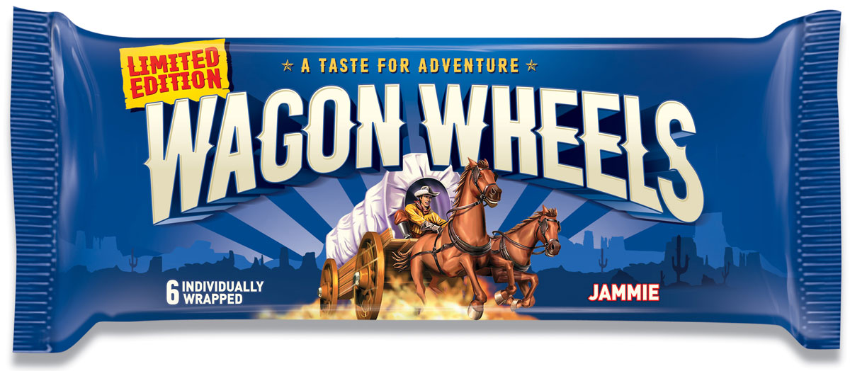 фото Wagon Wheels Бисквит в шоколаде с прослойкой из суфле и джема, 228 г