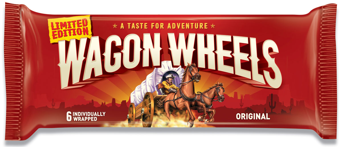 фото Wagon Wheels Бисквит в шоколаде с прослойкой из суфле, 216 г