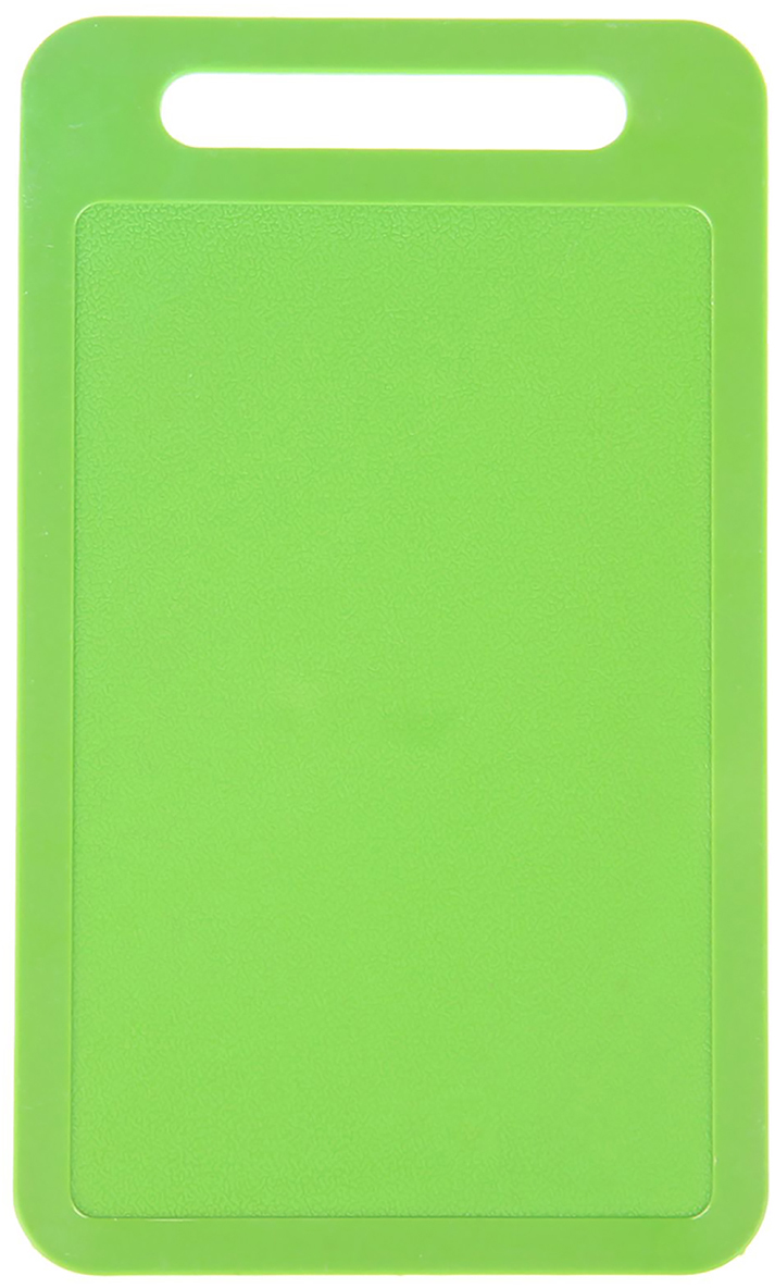 фото Доска разделочная "Доляна", цвет: зеленый, 22 х 13 х 0,2 см