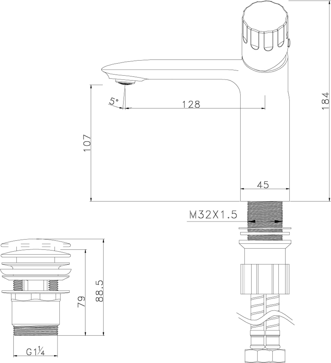 фото Смеситель Lemark Wing LM5306C, для раковины