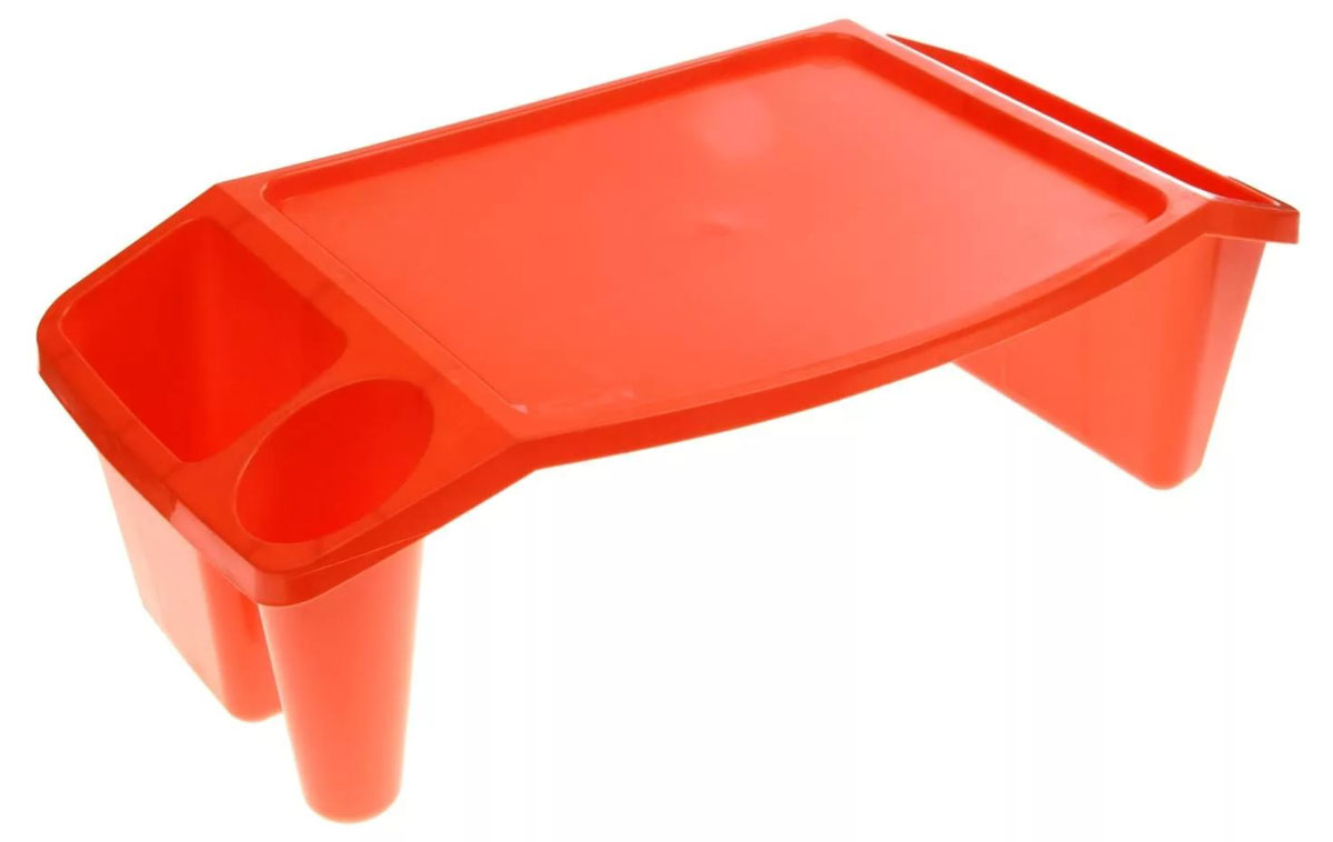фото Подставка-столик универсальная "Berossi", цвет: оранжевый, 58,5 х 30,7 х 20,7 см