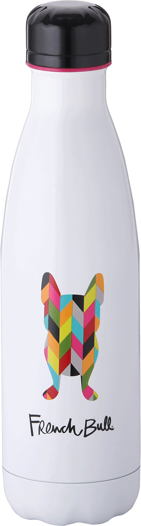 фото Бутылка-термос French Bull "Ziggy", цвет: белый, мультиколор, 500 мл. VF-50SZW