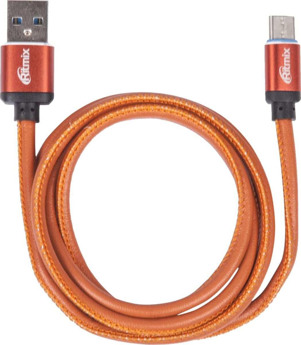 фото Ritmix RCC-435, Leather кабель USB - Type C (1 м)