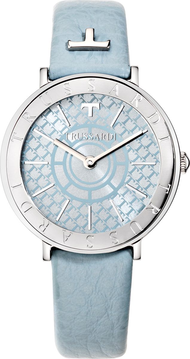 Часы наручные женские Trussardi Ellipse, цвет: голубой. R2451115503