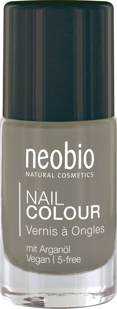 фото Neobio Лак для ногтей 5-Free с аргановым маслом, №11 Нежно-серый, 8 мл