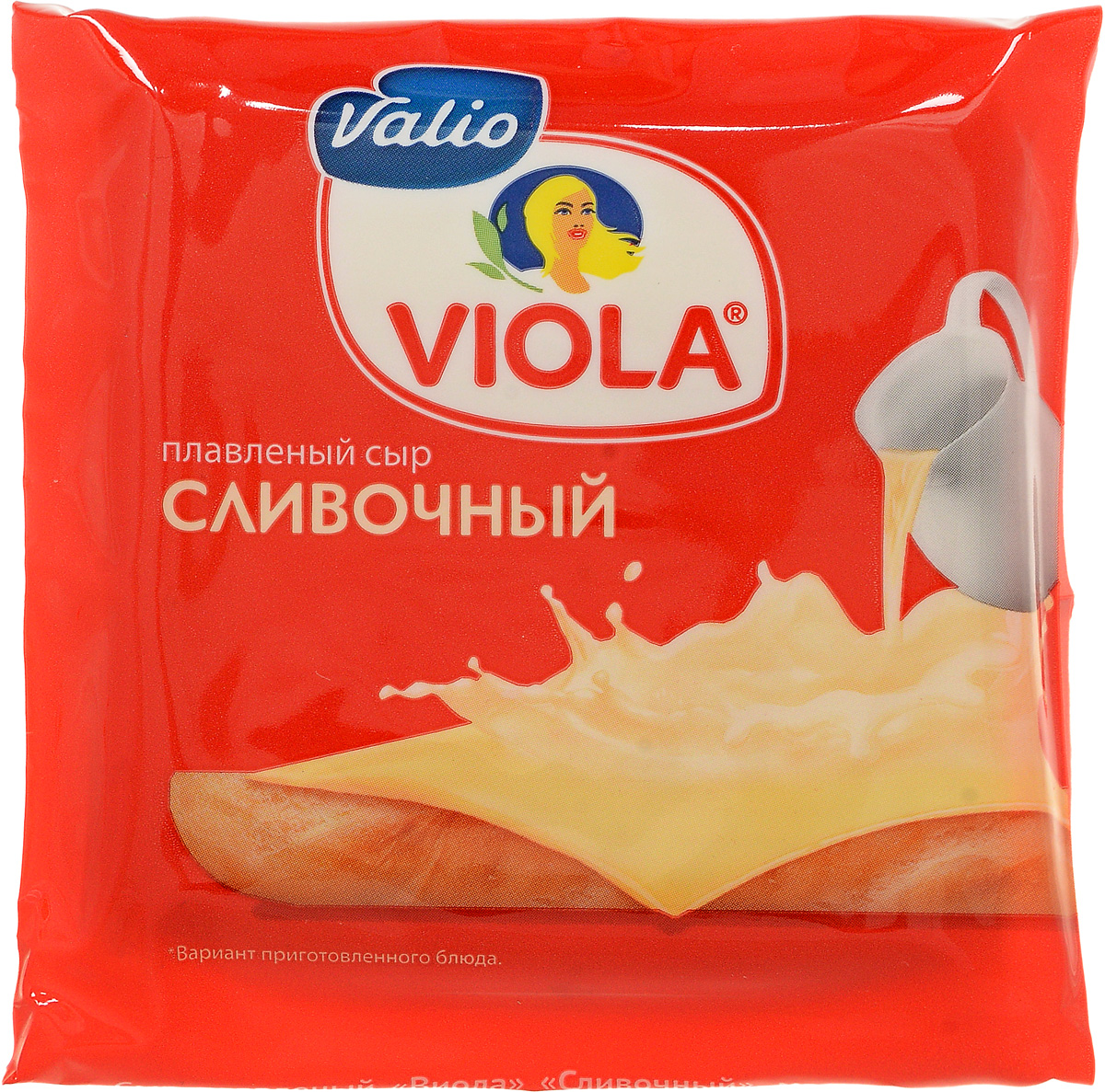 Valio Viola Сыр плавленый Сливочный, в ломтиках, 140 г