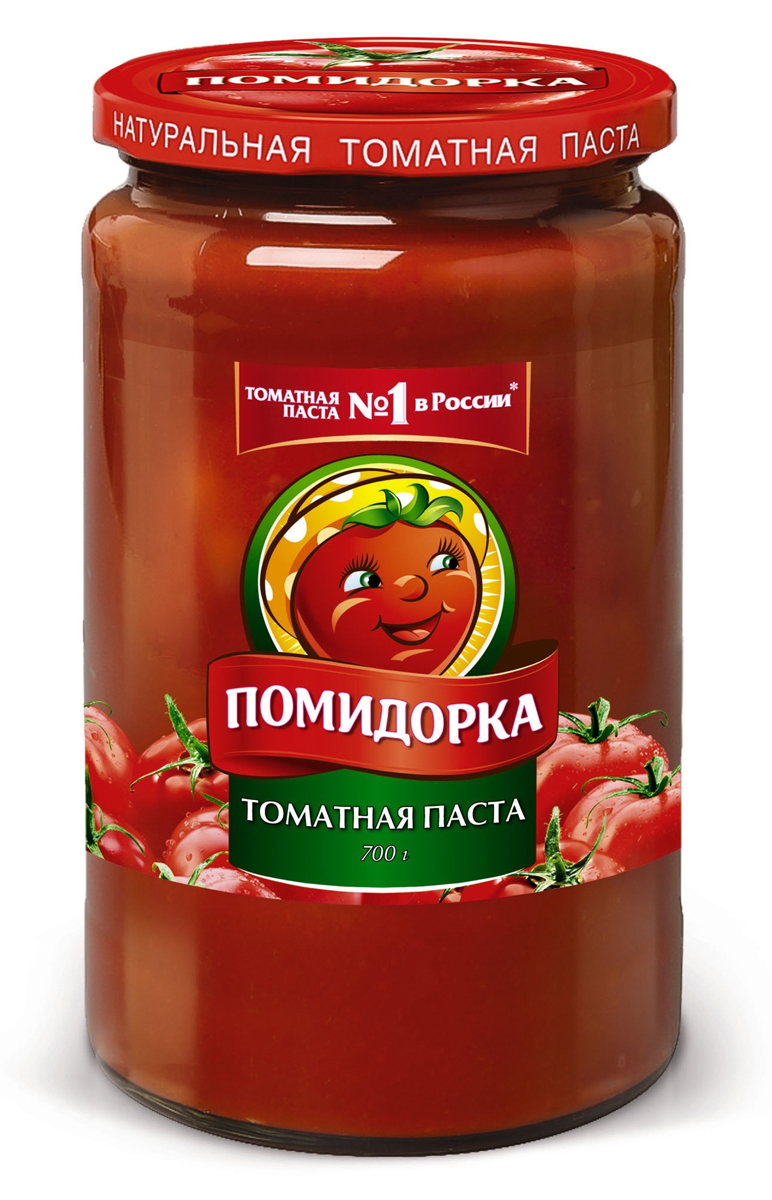 Характеристики Овощные консервы Помидорка Паста томатная, 8 шт по 700 г ...