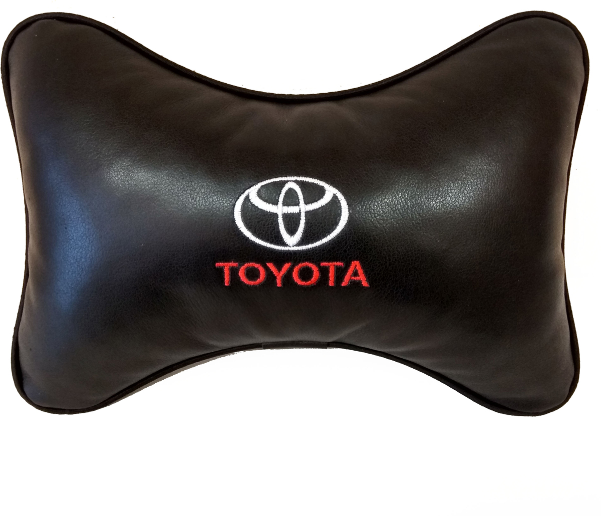 фото Подушка на подголовник Auto Premium "Toyota", цвет: черный, 37802