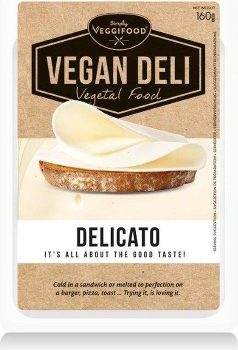 FitFood Vegan Deli Нарезка веганская Delicato со вкусом сыра Моцарелла, 160 г