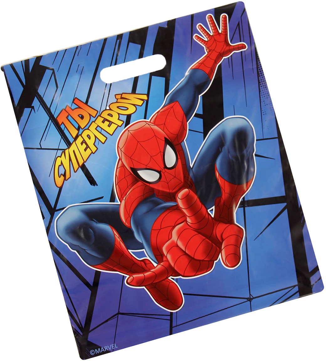 фото Пакет подарочный Marvel "Человек-Паук. Ты супергерой", 34 х 40 см. 2333374